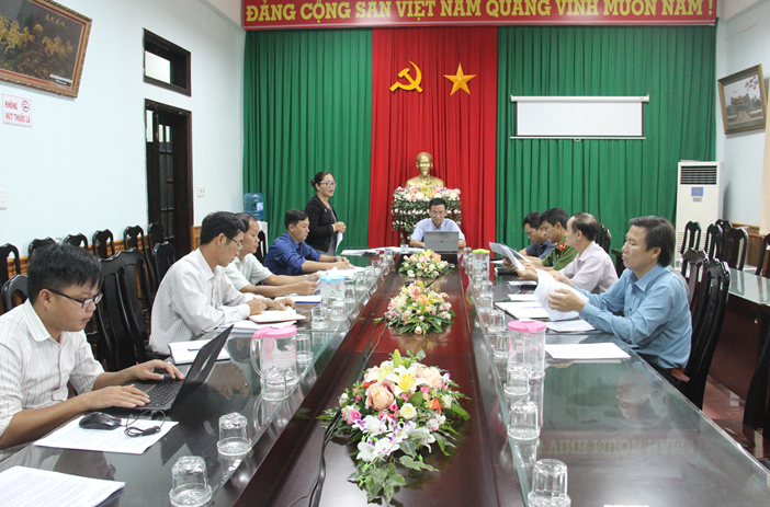 UBND huyện họp ban thực hiện cưỡng chế